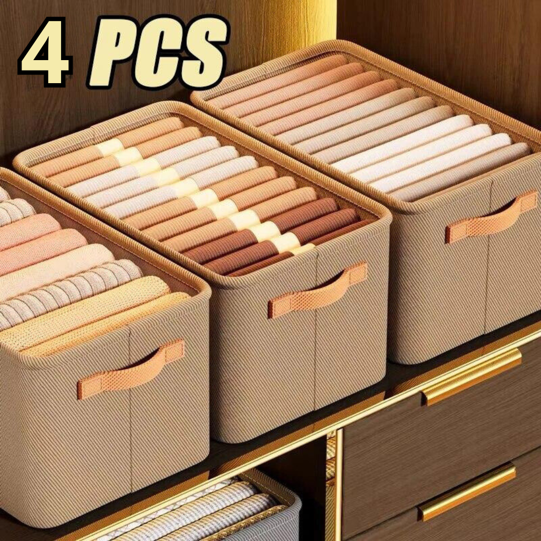 Foldable Clothes Organiser – BUY 1 GET 4 – TODAY ONLY ⏰