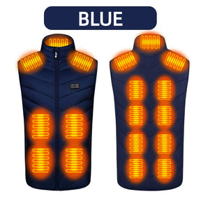 🔥 Christmas Flash Sale 56% OFF🔥 2025 Updated Version Two-touch 15Heat Zones LED Controller Heated Vest For Men & Women With Battery Pack