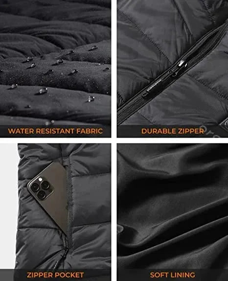 🔥 Christmas Flash Sale 56% OFF🔥 2025 Updated Version Two-touch 15Heat Zones LED Controller Heated Vest For Men & Women With Battery Pack